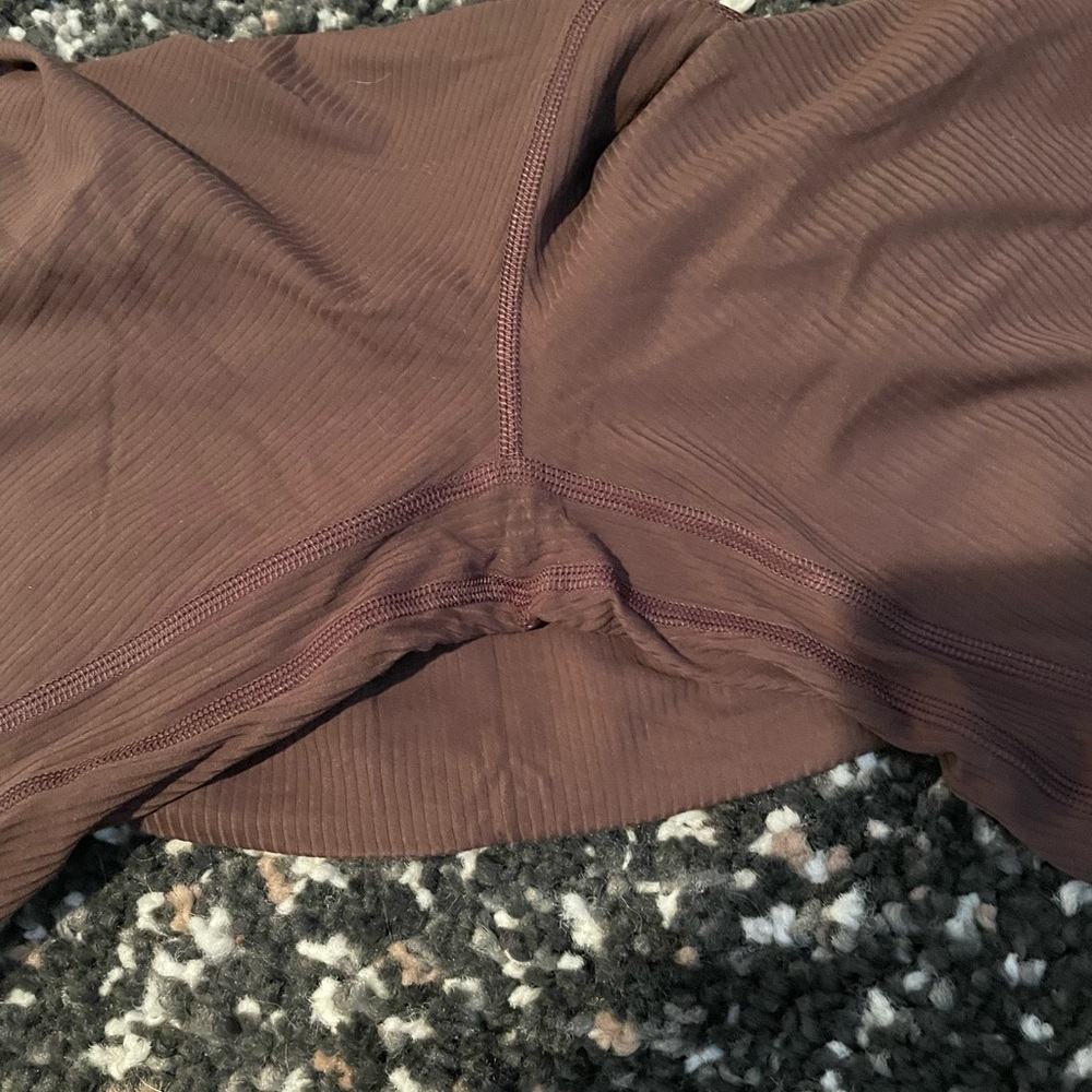 Lululemon High Rise Ribbed Mini Flares - Picture 5 of 5
